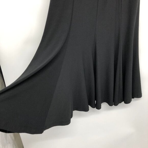 Mesmerize Black Surplice Neckline Half Sleeve Lisa Midi Dress size M - Picture 6 of 16